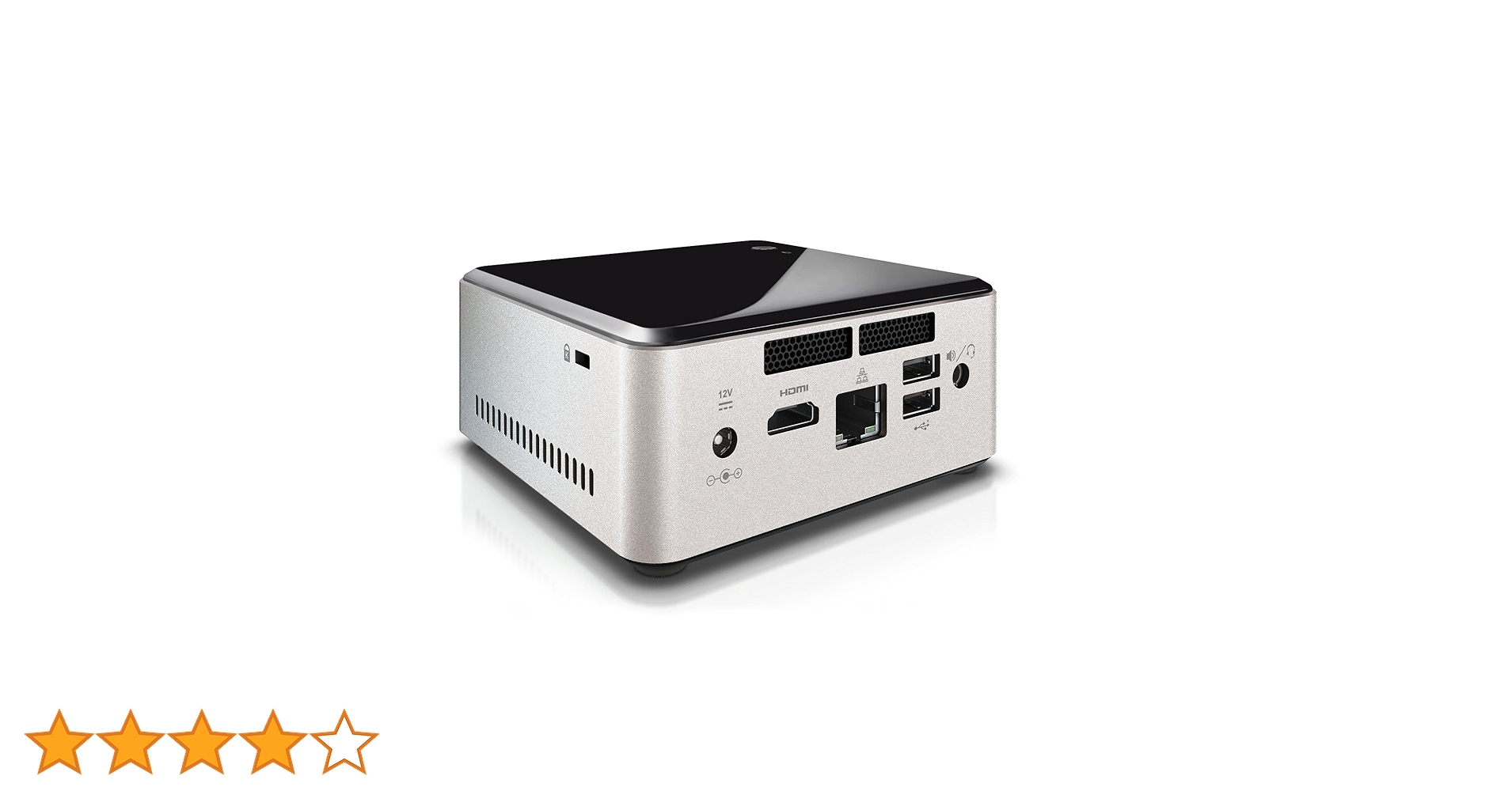 Intel NUC DN2820FYKH with Intel Celeron N2820, 2.5 inch HDD